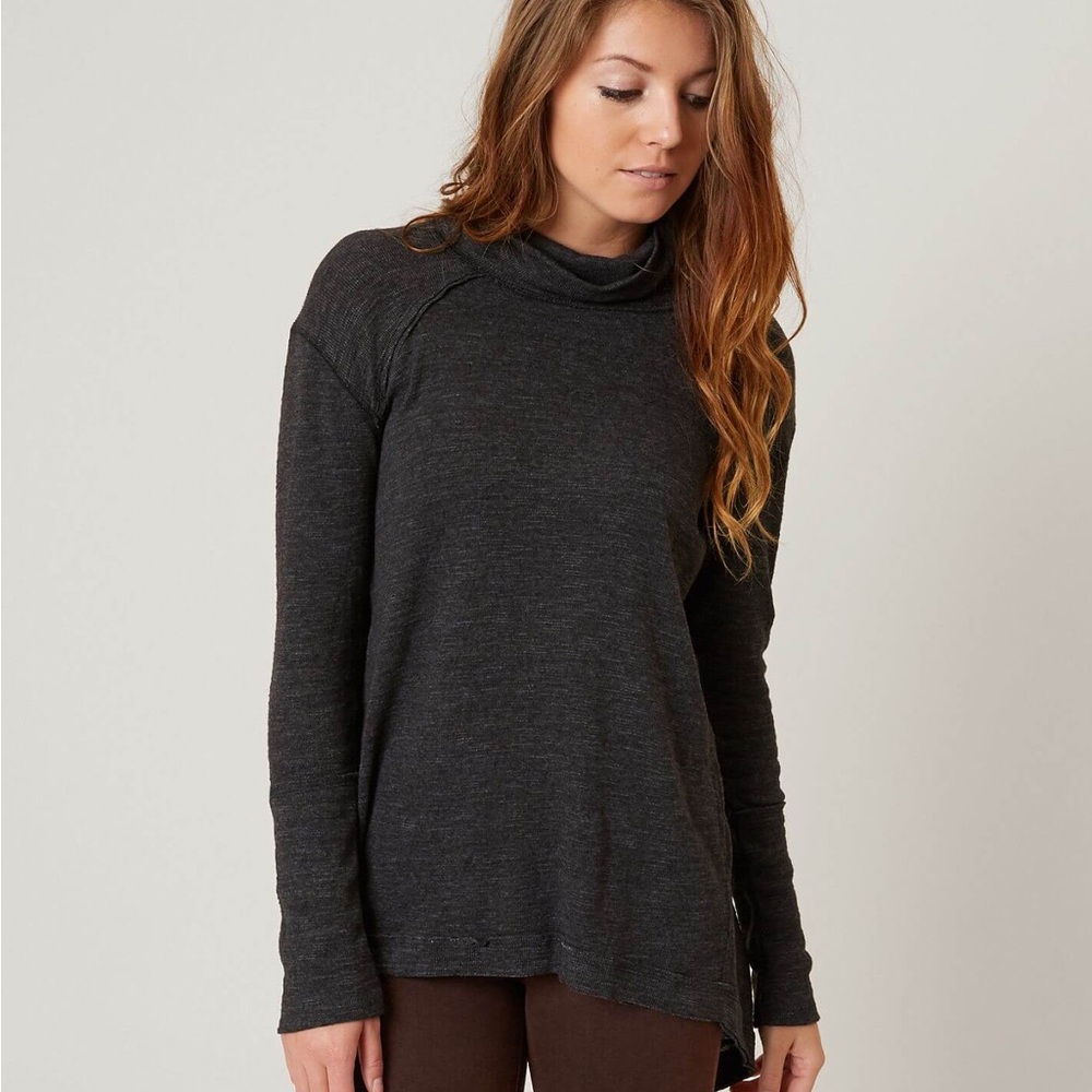 We The Free People Split Back Turtleneck